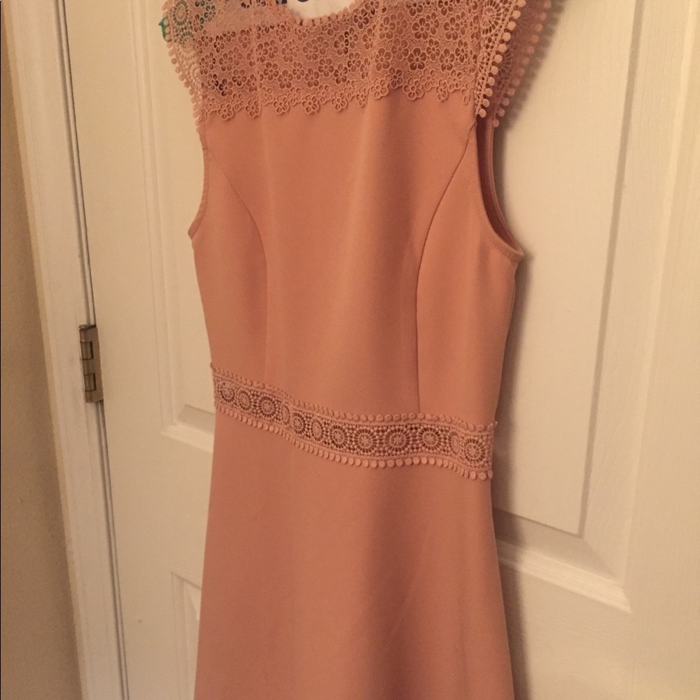 Zara Contrasting Lace Dress—NWOT in XS or new condition Medium - Picture 7 of 8